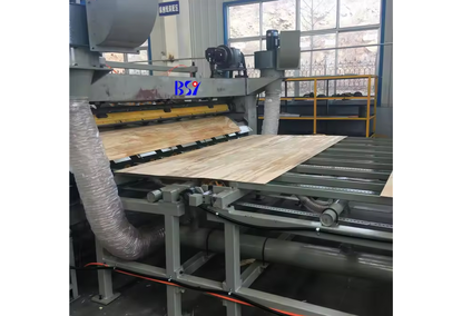 Production line for the manufacture of white melamine plywood
