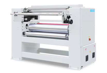 Automatic lamination machine, with hot PUR glue for MDF boards, laminated with PET film
