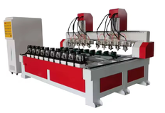 Machine with 4-axis wood carving