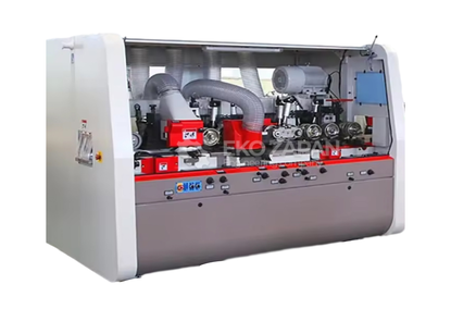 Wood planing machine, four-sided planer