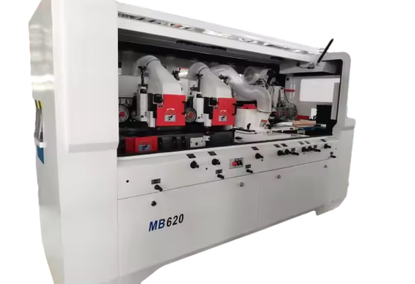 High-precision four-sided Hicas jointer with 6 spindles, processing width 200 mm