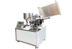 Equipment for filling and sealing tubes for cosmetics