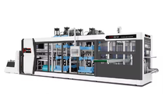 Automatic Machine for making Plastic Trays and Boxes for Food Packaging
