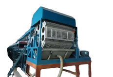 Automated production line for paper trays for eggs, fruits, accessories and other products
