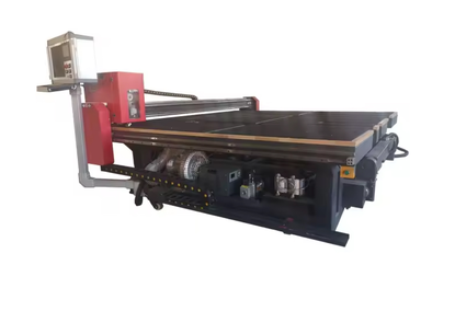 Automatic Glass cutting Line of Any shape with a flat table for loading, cutting and Separating floating Glass