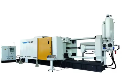 Casting machine with servo motor