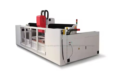 Glass multifunctional machine for drilling, milling, grinding and polishing